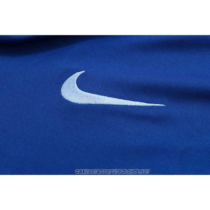 Chandal del Atletico Madrid 22-23 Manga Corta Azul - Pantalon Corto